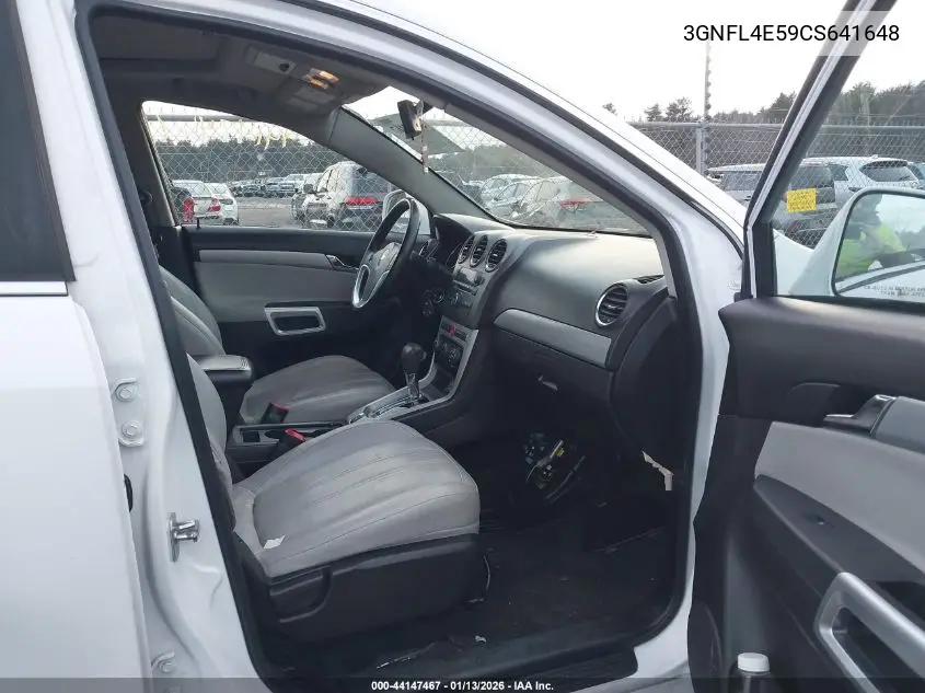 2012 Chevrolet Captiva Sport Ltz VIN: 3GNFL4E59CS641648 Lot: 44147467