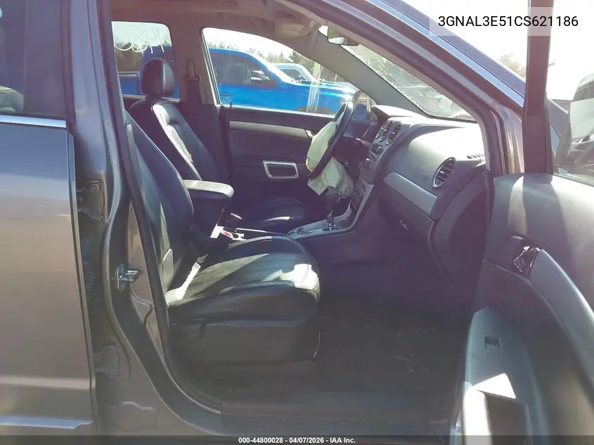 2012 Chevrolet Captiva Sport Lt VIN: 3GNAL3E51CS621186 Lot: 44800028