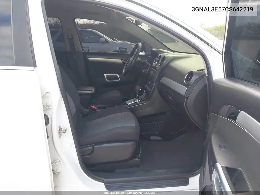 2012 Chevrolet Captiva Sport Lt VIN: 3GNAL3E57CS642219 Lot: 44842992
