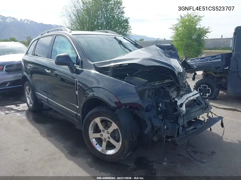 2012 Chevrolet Captiva Sport Ltz VIN: 3GNFL4E51CS523707 Lot: 44896284