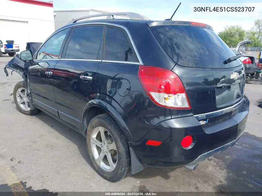2012 Chevrolet Captiva Sport Ltz VIN: 3GNFL4E51CS523707 Lot: 44896284