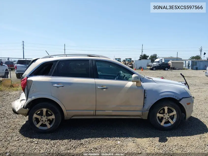 2012 Chevrolet Captiva Sport Lt VIN: 3GNAL3E5XCS597566 Lot: 45065984
