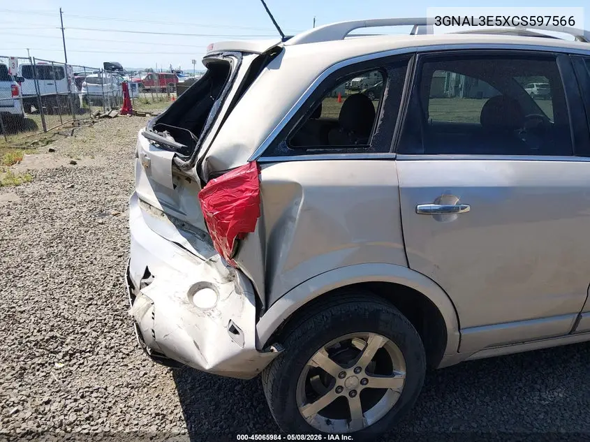 2012 Chevrolet Captiva Sport Lt VIN: 3GNAL3E5XCS597566 Lot: 45065984