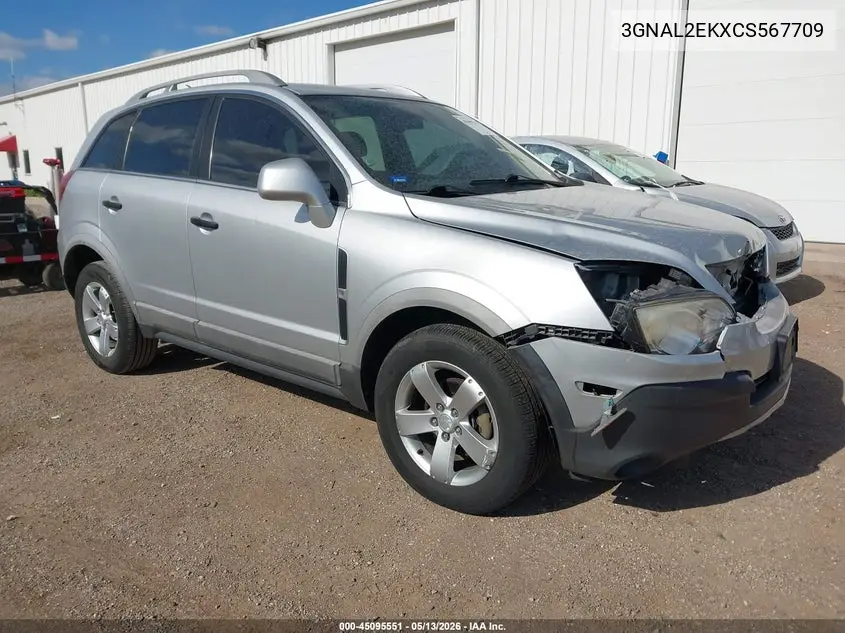 2012 Chevrolet Captiva Sport 2Ls VIN: 3GNAL2EKXCS567709 Lot: 45095551