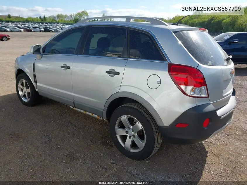 2012 Chevrolet Captiva Sport 2Ls VIN: 3GNAL2EKXCS567709 Lot: 45095551
