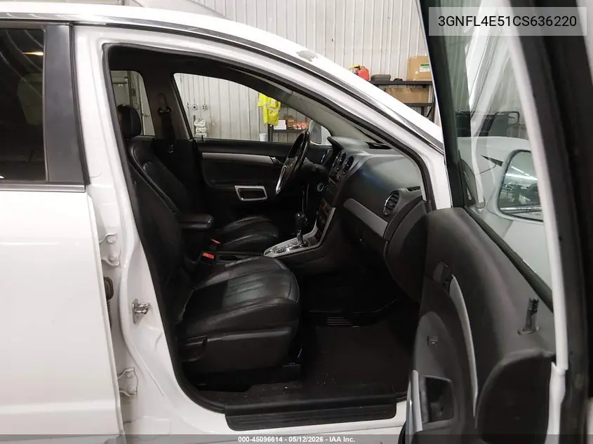 2012 Chevrolet Captiva Sport Ltz VIN: 3GNFL4E51CS636220 Lot: 45096614