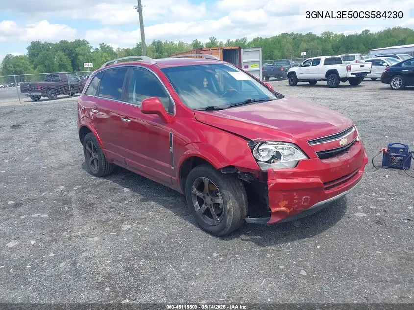 2012 Chevrolet Captiva Sport Lt VIN: 3GNAL3E50CS584230 Lot: 45119509