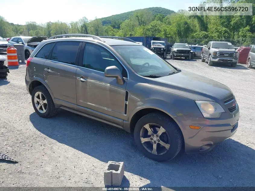 2012 Chevrolet Captiva Sport Ltz VIN: 3GNFL4E56CS596720 Lot: 45149074
