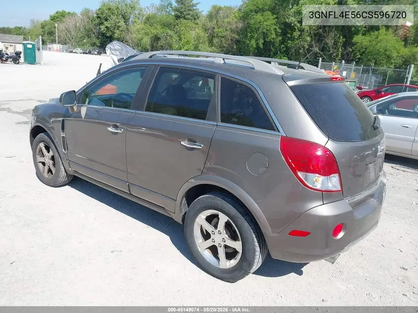 2012 Chevrolet Captiva Sport Ltz VIN: 3GNFL4E56CS596720 Lot: 45149074