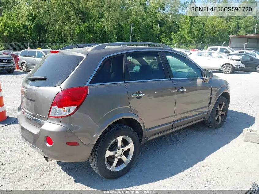 2012 Chevrolet Captiva Sport Ltz VIN: 3GNFL4E56CS596720 Lot: 45149074