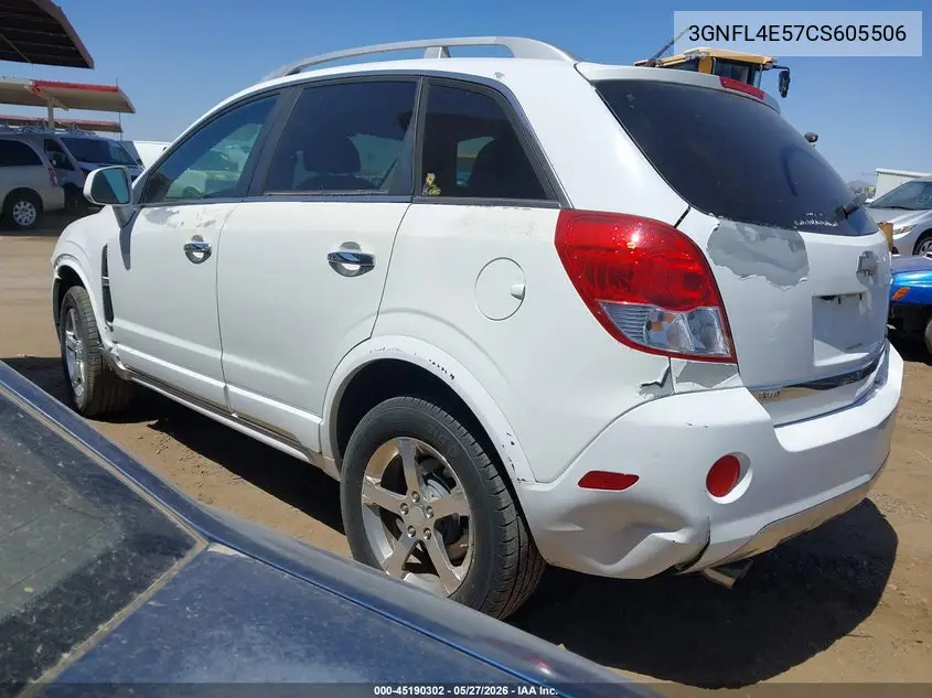 2012 Chevrolet Captiva Sport Ltz VIN: 3GNFL4E57CS605506 Lot: 45190302