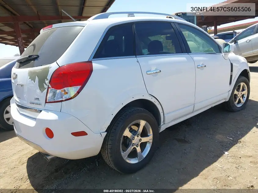 2012 Chevrolet Captiva Sport Ltz VIN: 3GNFL4E57CS605506 Lot: 45190302