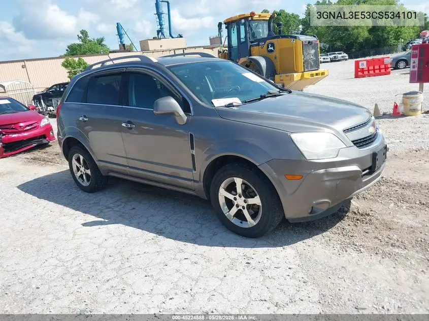 2012 Chevrolet Captiva Sport Lt VIN: 3GNAL3E53CS534101 Lot: 45224588