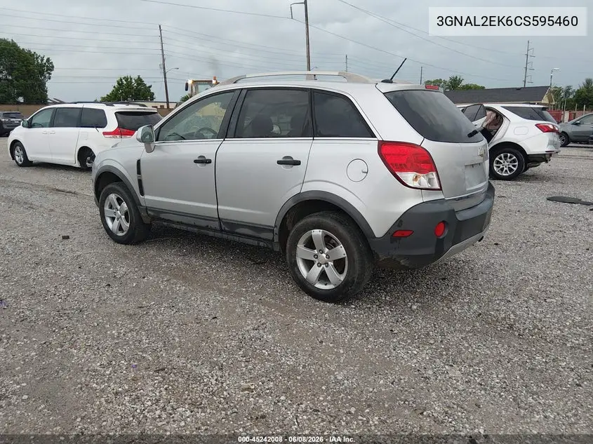 2012 Chevrolet Captiva Sport 2Ls VIN: 3GNAL2EK6CS595460 Lot: 45242008