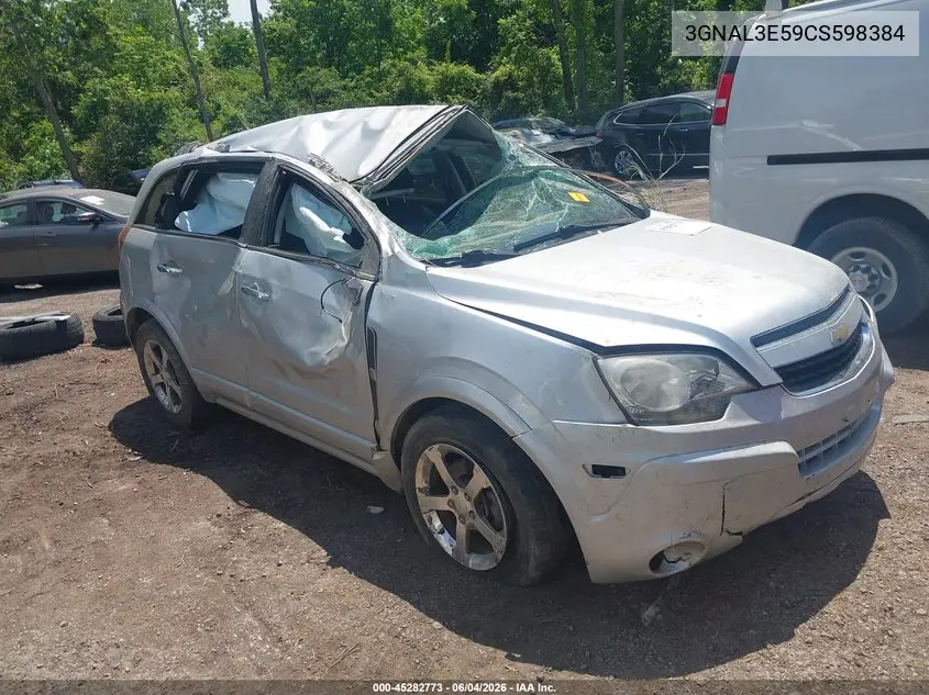 2012 Chevrolet Captiva Sport Lt VIN: 3GNAL3E59CS598384 Lot: 45282773