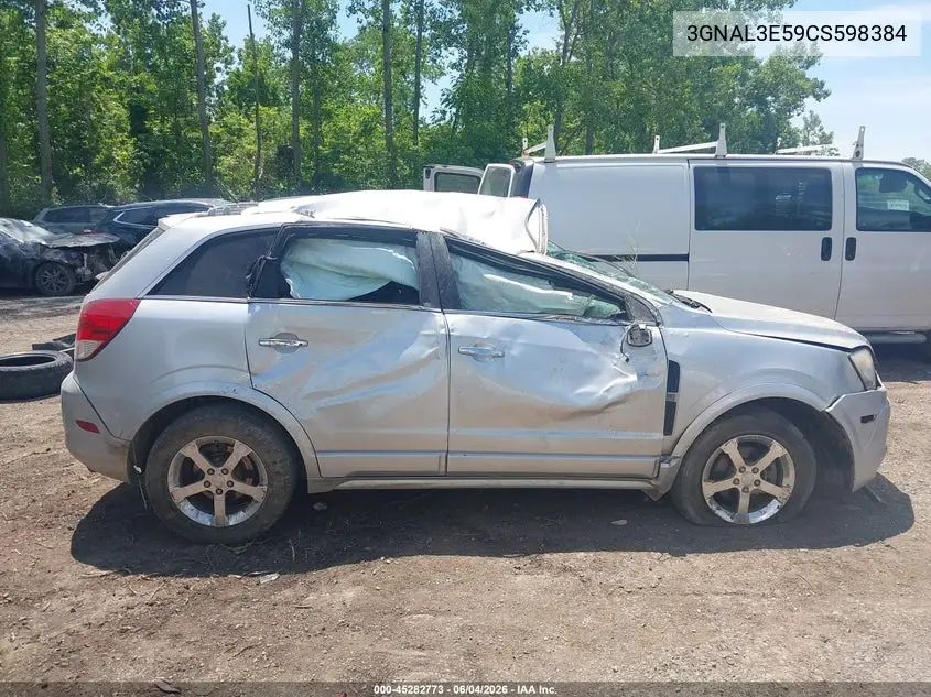 2012 Chevrolet Captiva Sport Lt VIN: 3GNAL3E59CS598384 Lot: 45282773