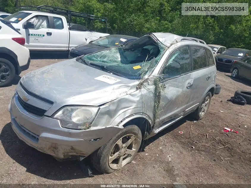 2012 Chevrolet Captiva Sport Lt VIN: 3GNAL3E59CS598384 Lot: 45282773