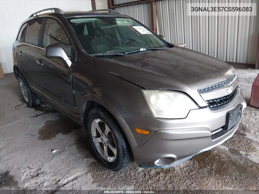 2012 Chevrolet Captiva Sport Lt VIN: 3GNAL3E57CS596083 Lot: 45288919