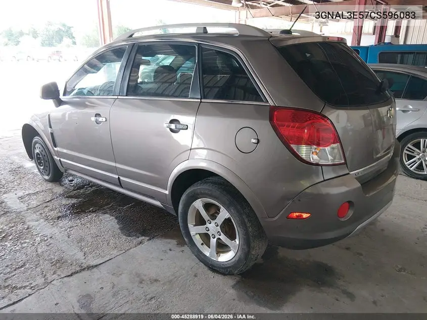 2012 Chevrolet Captiva Sport Lt VIN: 3GNAL3E57CS596083 Lot: 45288919