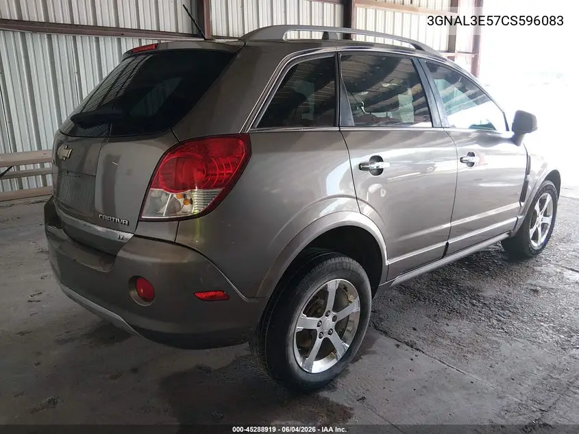 2012 Chevrolet Captiva Sport Lt VIN: 3GNAL3E57CS596083 Lot: 45288919