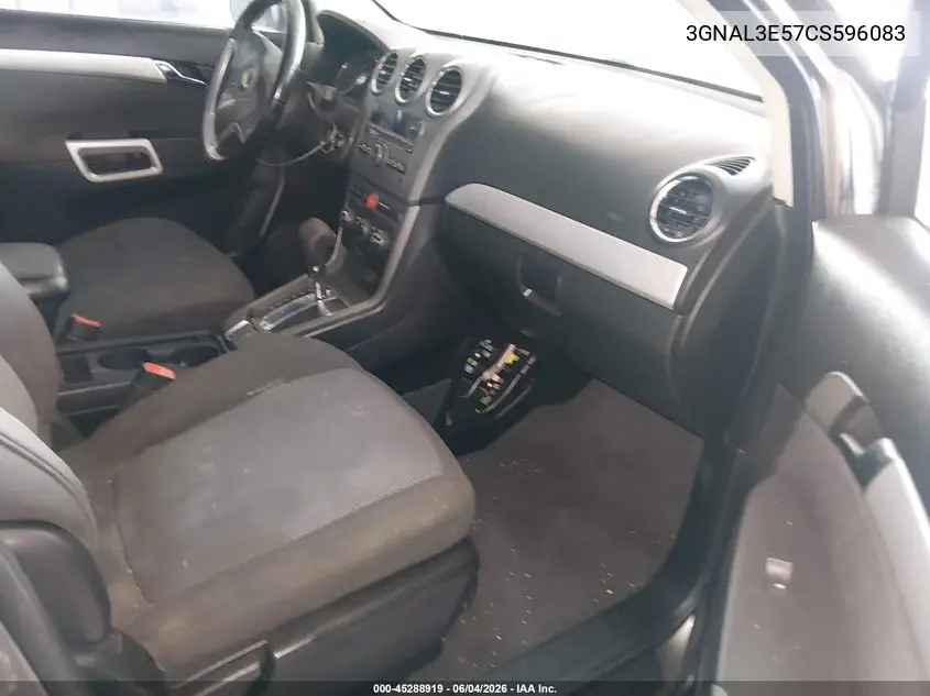 2012 Chevrolet Captiva Sport Lt VIN: 3GNAL3E57CS596083 Lot: 45288919