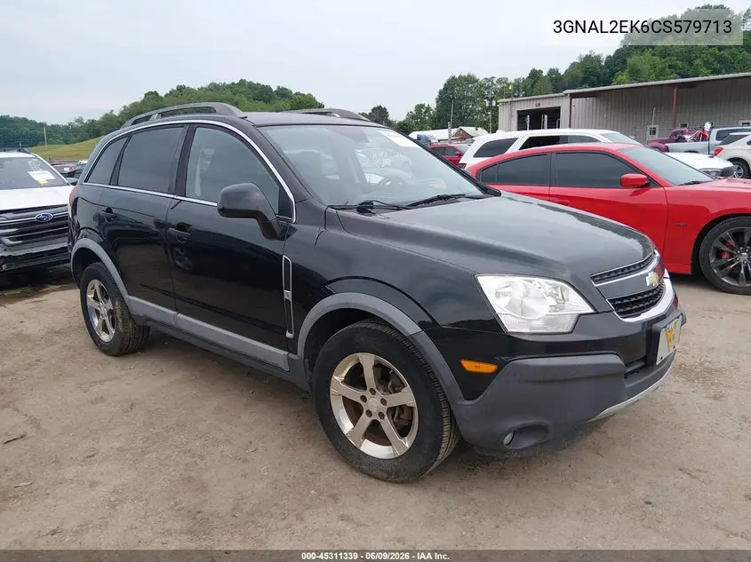 2012 Chevrolet Captiva Sport 2Ls VIN: 3GNAL2EK6CS579713 Lot: 45311339
