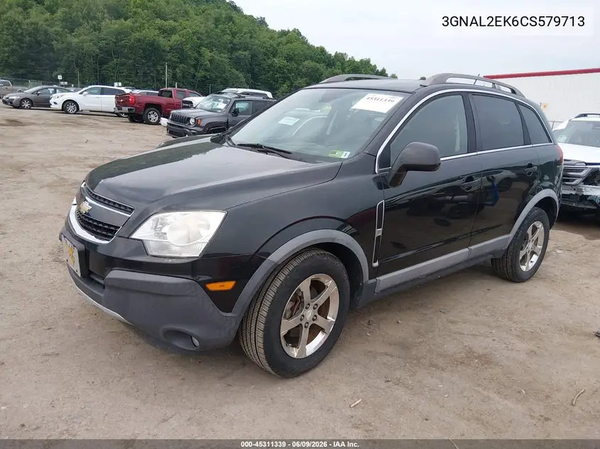 2012 Chevrolet Captiva Sport 2Ls VIN: 3GNAL2EK6CS579713 Lot: 45311339