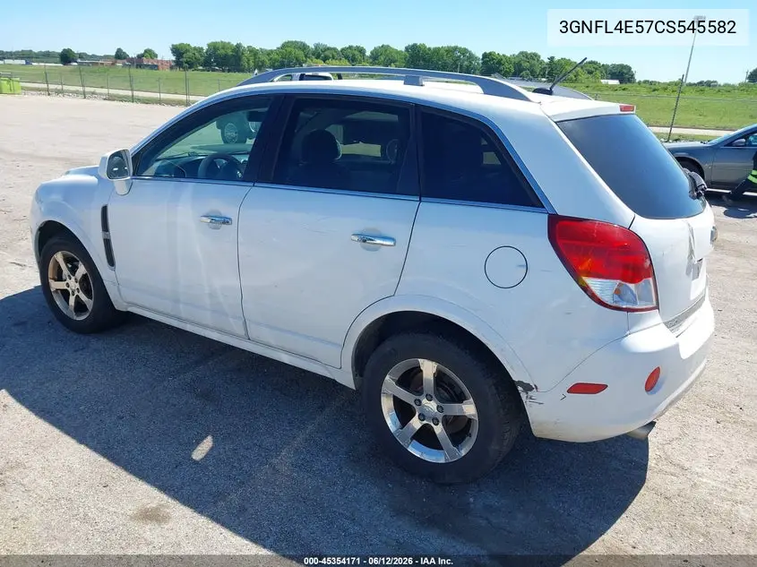 2012 Chevrolet Captiva Sport Ltz VIN: 3GNFL4E57CS545582 Lot: 45354171