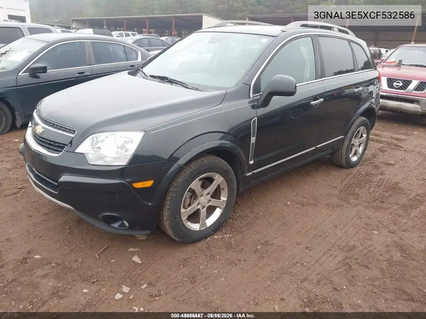 2012 Chevrolet Captiva Sport/Lt VIN: 3GNAL3E5XCS532586 Lot: 45406447