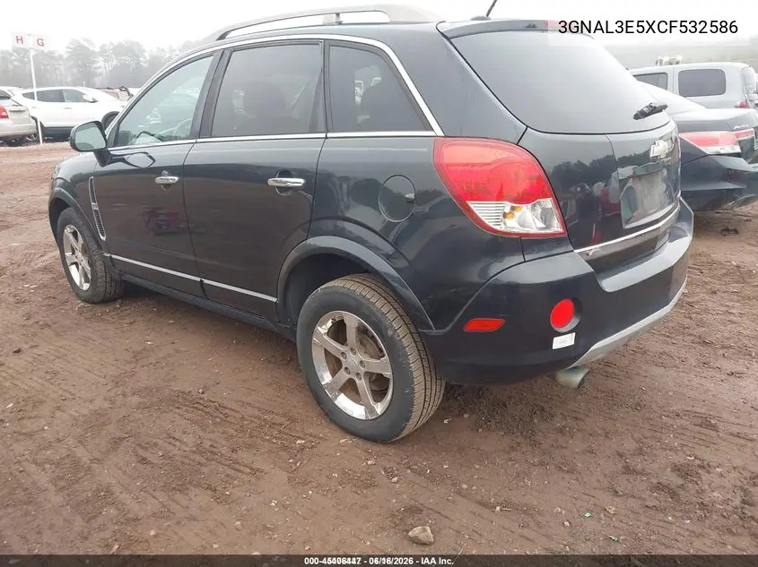 2012 Chevrolet Captiva Sport/Lt VIN: 3GNAL3E5XCS532586 Lot: 45406447