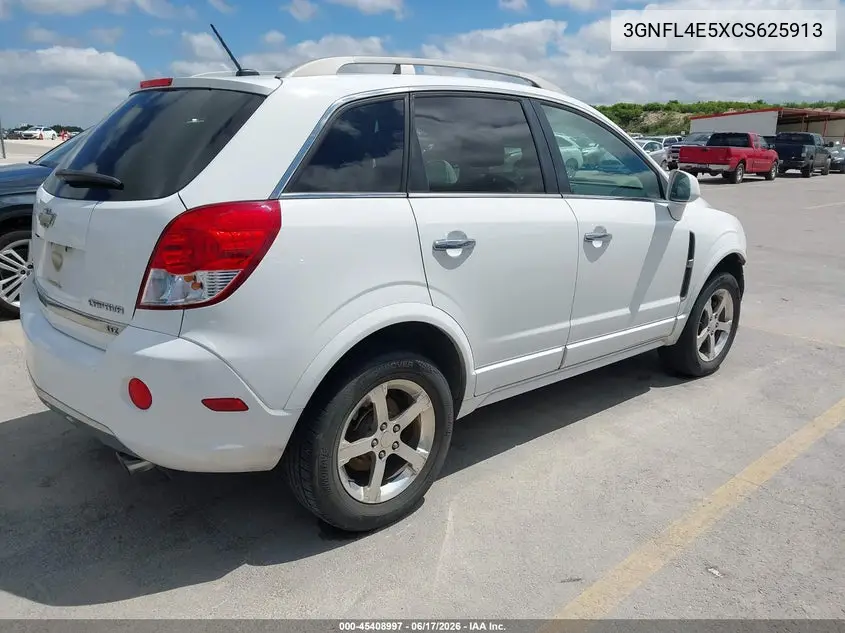 2012 Chevrolet Captiva Sport Ltz VIN: 3GNFL4E5XCS625913 Lot: 45408997