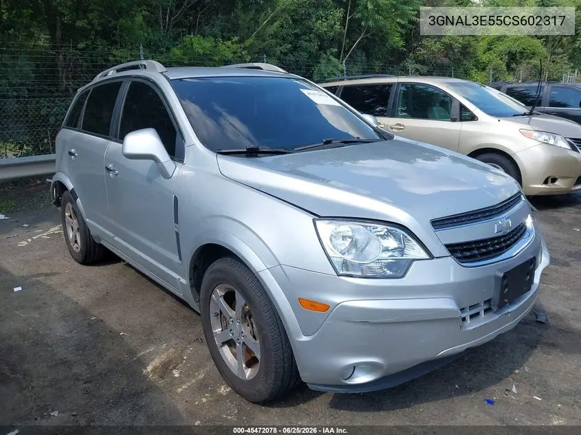 2012 Chevrolet Captiva Sport Lt VIN: 3GNAL3E55CS602317 Lot: 45472078