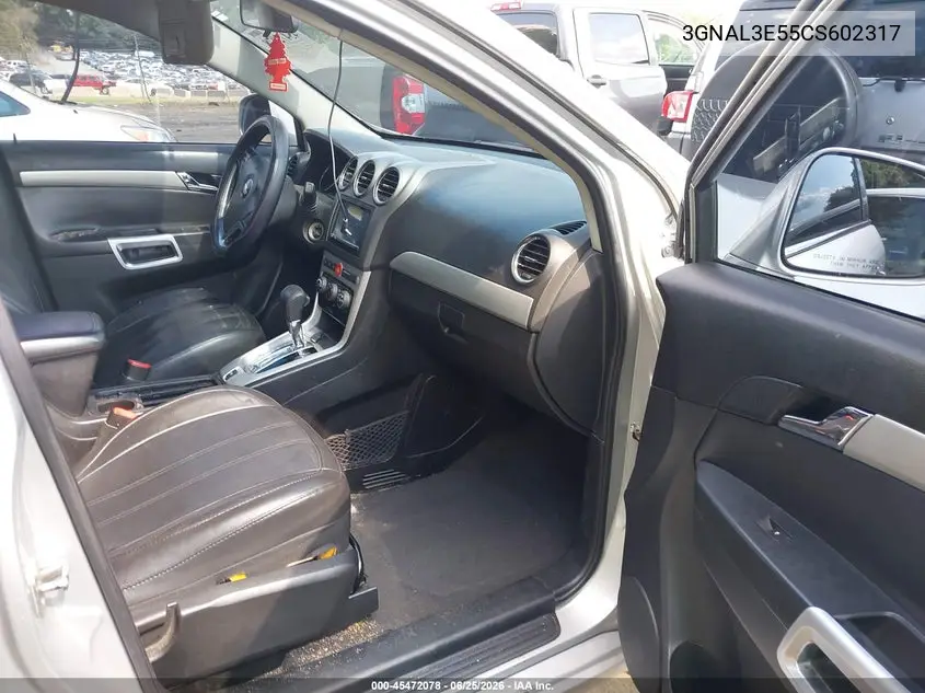 2012 Chevrolet Captiva Sport Lt VIN: 3GNAL3E55CS602317 Lot: 45472078