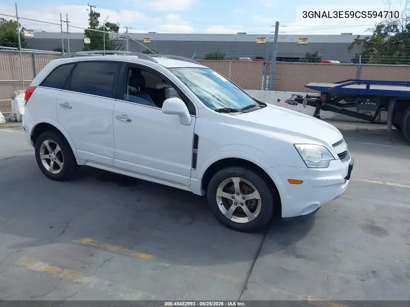2012 Chevrolet Captiva Sport Lt VIN: 3GNAL3E59CS594710 Lot: 45482993