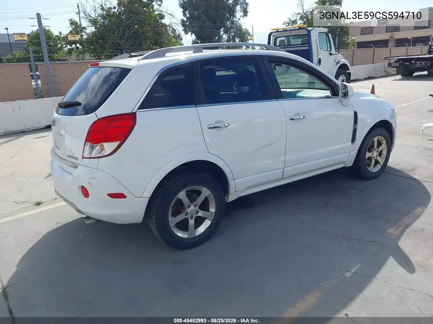2012 Chevrolet Captiva Sport Lt VIN: 3GNAL3E59CS594710 Lot: 45482993