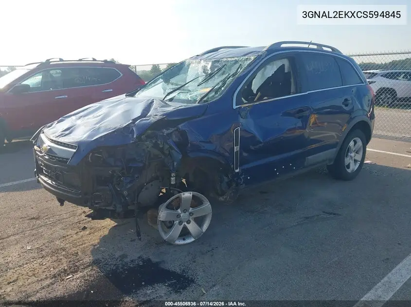 2012 Chevrolet Captiva Sport 2Ls VIN: 3GNAL2EKXCS594845 Lot: 45506936