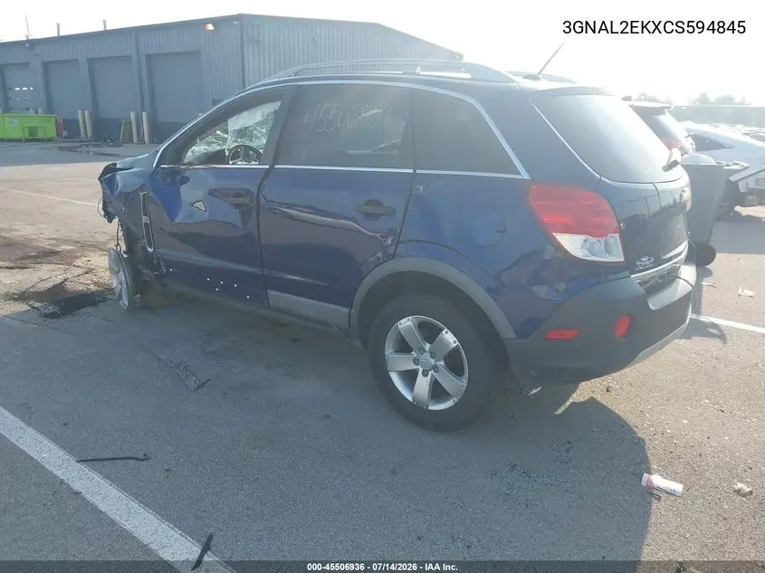2012 Chevrolet Captiva Sport 2Ls VIN: 3GNAL2EKXCS594845 Lot: 45506936