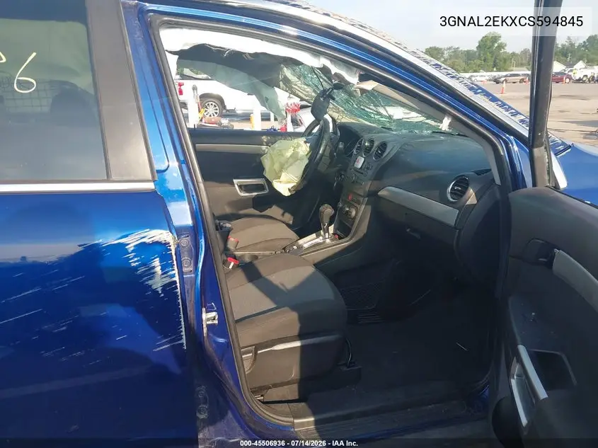 2012 Chevrolet Captiva Sport 2Ls VIN: 3GNAL2EKXCS594845 Lot: 45506936