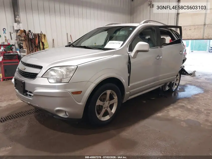 2012 Chevrolet Captiva Sport Fleet Ltz VIN: 3GNFL4E58CS603103 Lot: 45507378