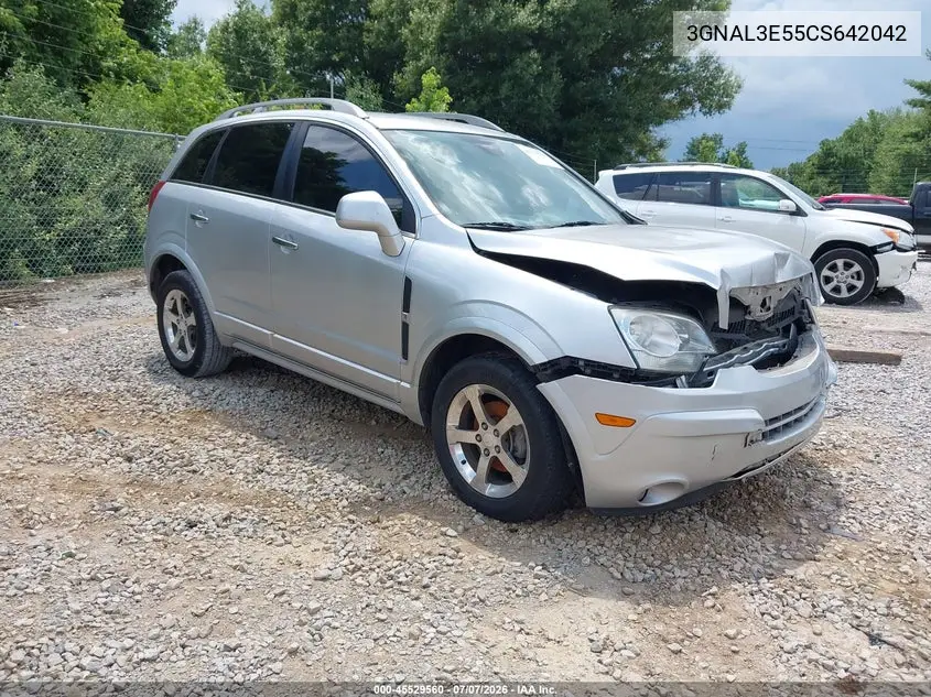 2012 Chevrolet Captiva Sport Lt VIN: 3GNAL3E55CS642042 Lot: 45529560