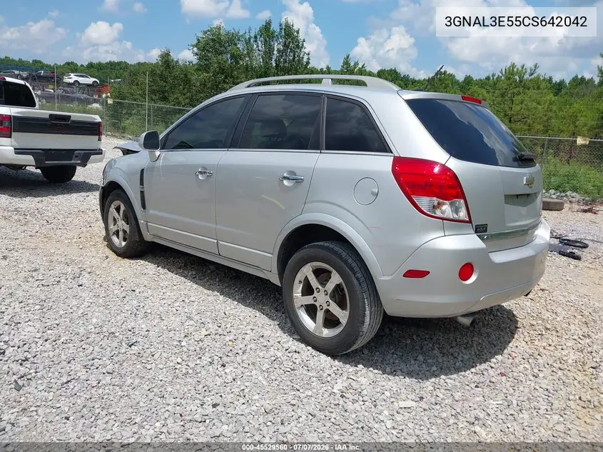 2012 Chevrolet Captiva Sport Lt VIN: 3GNAL3E55CS642042 Lot: 45529560