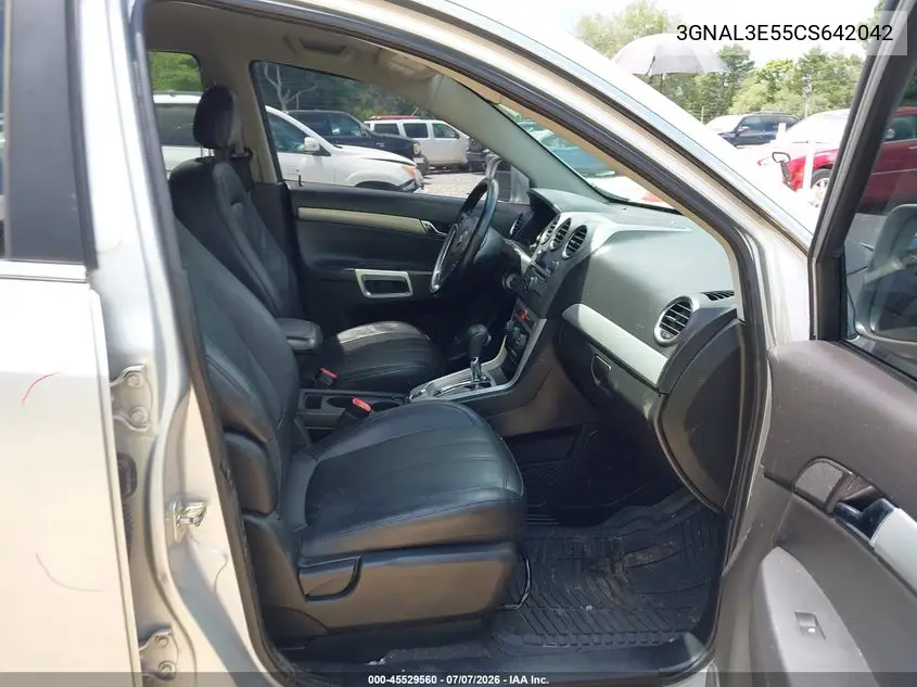 2012 Chevrolet Captiva Sport Lt VIN: 3GNAL3E55CS642042 Lot: 45529560
