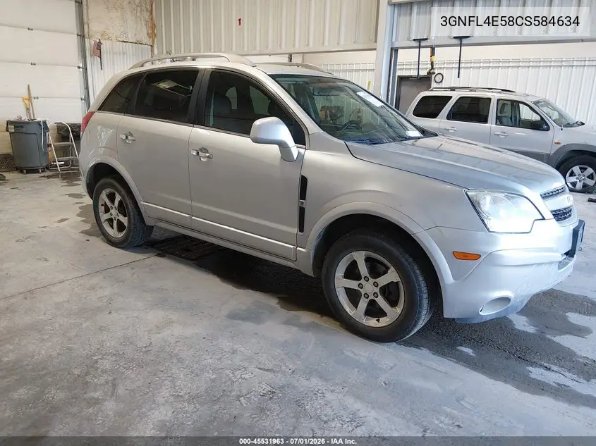2012 Chevrolet Captiva Sport Fleet Ltz VIN: 3GNFL4E58CS584634 Lot: 45531963