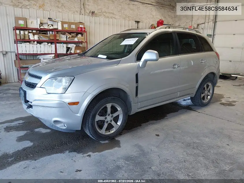 2012 Chevrolet Captiva Sport Fleet Ltz VIN: 3GNFL4E58CS584634 Lot: 45531963