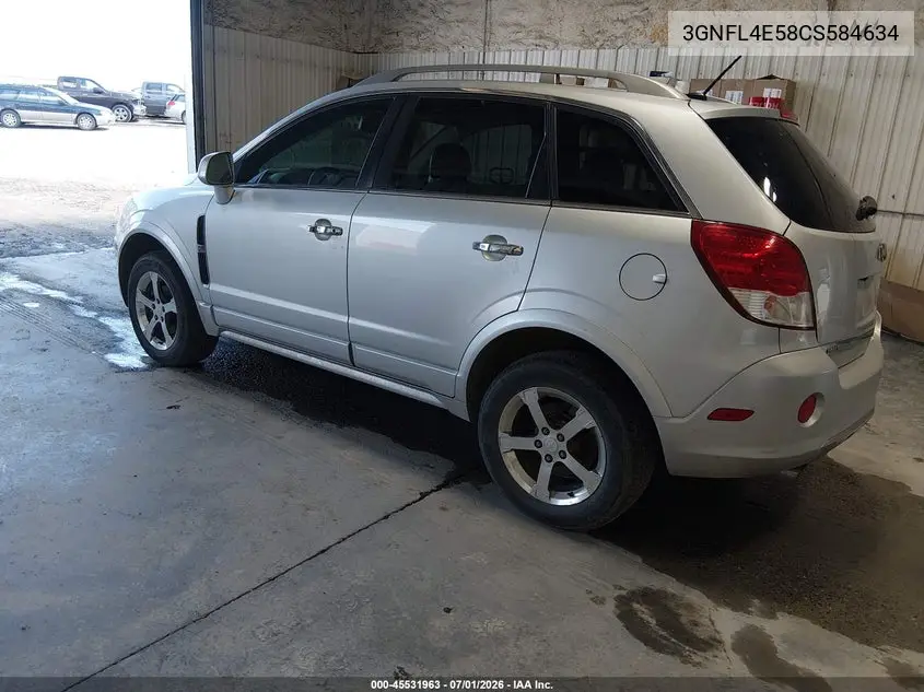 2012 Chevrolet Captiva Sport Fleet Ltz VIN: 3GNFL4E58CS584634 Lot: 45531963