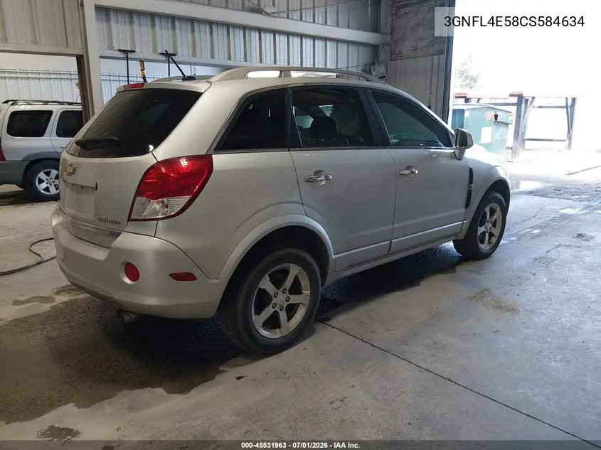 2012 Chevrolet Captiva Sport Fleet Ltz VIN: 3GNFL4E58CS584634 Lot: 45531963