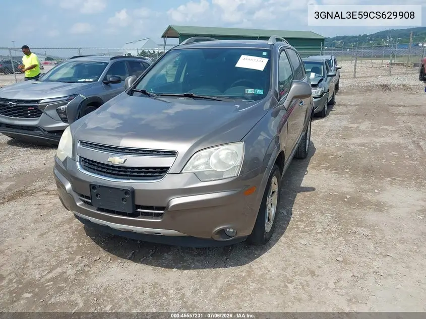 2012 Chevrolet Captiva Sport Lt VIN: 3GNAL3E59CS629908 Lot: 45557231