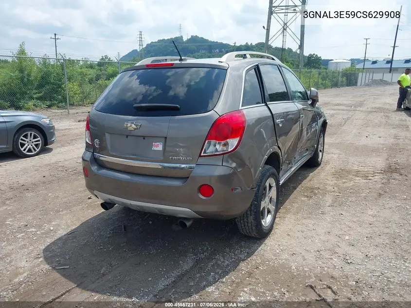 2012 Chevrolet Captiva Sport Lt VIN: 3GNAL3E59CS629908 Lot: 45557231