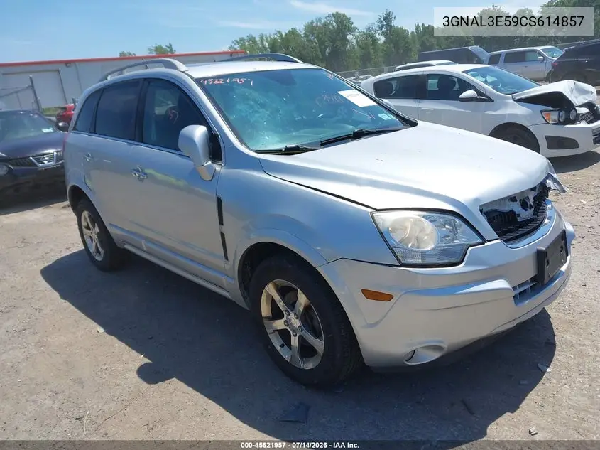 2012 Chevrolet Captiva Sport Lt VIN: 3GNAL3E59CS614857 Lot: 45621957