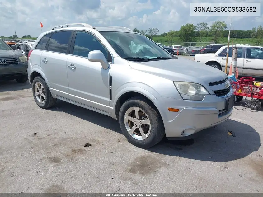2012 Chevrolet Captiva Sport Lt VIN: 3GNAL3E50CS533682 Lot: 45658439